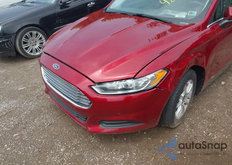 2015 Ford Fusion S из США, поврежденный, VIN 3FA6P0G70FR180149